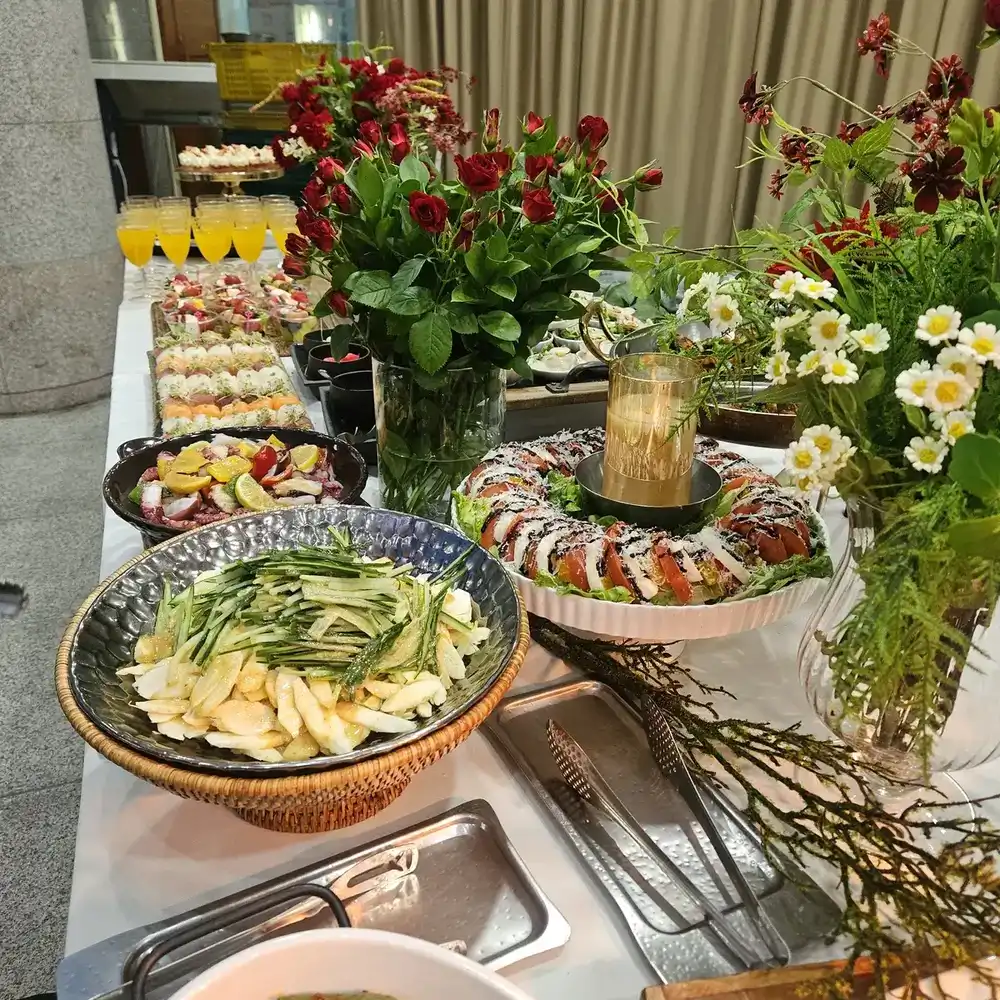 발사믹 스테이크 샐러드 한남동 돌잔치 케이터링