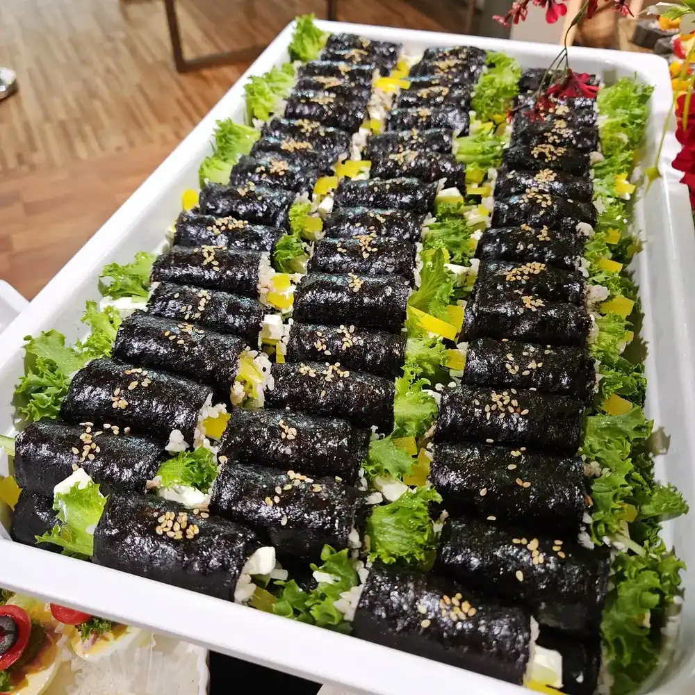 한입 김밥 트레이 대사관 문화행사 케이터링